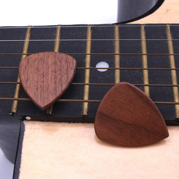 2pcs Wood Guitar Picks Pick Plectrum For Acoustic Ukulele