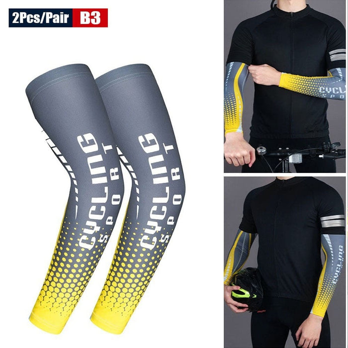 2pcs/pair Anti-uv Sun Protection Arm Sleeves For Running