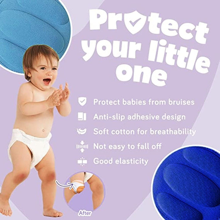 2pcs/pair Baby Knee Pads For Crawling Anti-slip Elastic