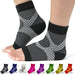 2pcs/pair Open Toe Foot Compression Socks For Achilles