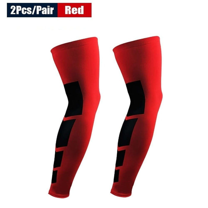 2pcs/pair Sun Protection Full Leg Long Sleeves For Running