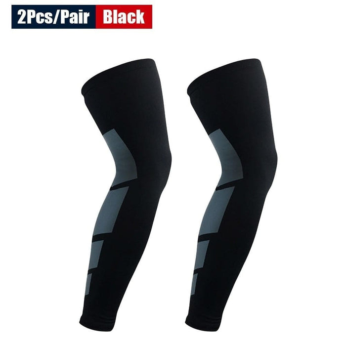 2pcs/pair Sun Protection Full Leg Long Sleeves For Running