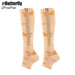 2pcs/pair Zipper Compression Open Toe Stockings For Women