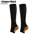 2pcs/pair Zipper Compression Open Toe Stockings For Women