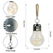 2pcs/set Modern Battery Powered Hanging Led Bulb Light