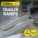 2x Heavy Duty Aluminium Loading Ramps - 2m