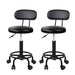 Goslash Picks 2x Salon Stool Swivel Backrest Chair Barber