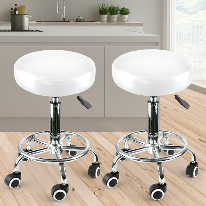 Goslash Picks 2x Swivel Salon Barstool Hairdressing Stool