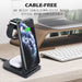 3 In 1 Case Friendly Wireless Fast Charger Stand