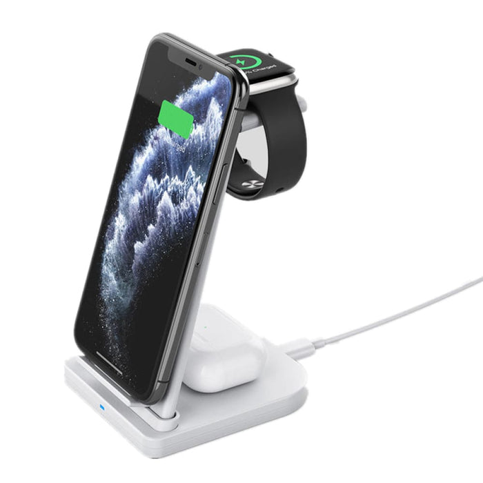 3 In 1 Case Friendly Wireless Fast Charger Stand