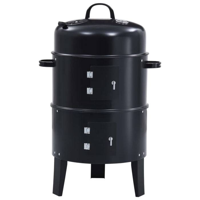 3-in-1 Charcoal Smoker Bbq Grill 40x80 Cm Allot