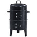 3-in-1 Charcoal Smoker Bbq Grill 40x80 Cm Allot