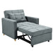 3-in-1 Convertible Sofa Chair Bed By Sarantino - Airforce