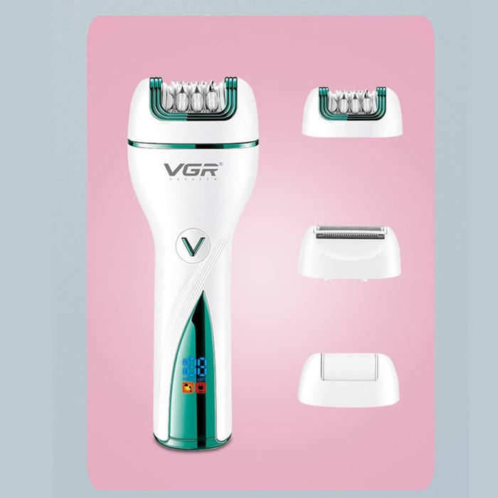 3 In-1 Electric Rechargeable Women Epilator For Body Hair