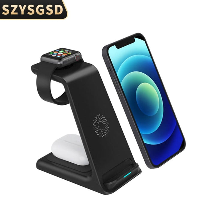 20w 3 In 1 Qi Fast Charging Dock Station