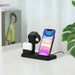 15w 3 In 1 Fast Wireless Charger Stand