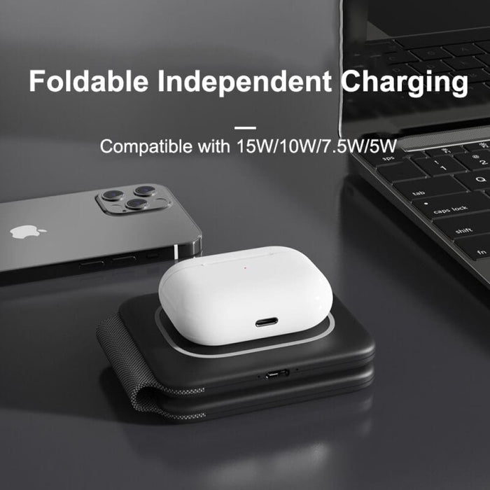 15w 3 In 1 Foldable Wireless Chargering Stand