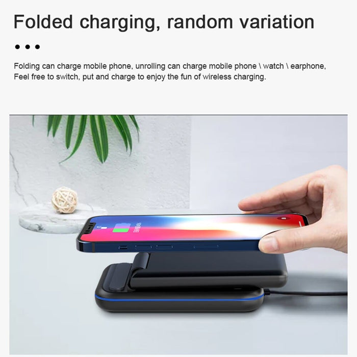 3 In 1 Foldable Wireless Charging Station