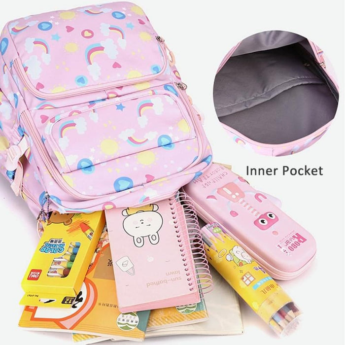 3 In 1 Kids Backpack With Lunch Bag And Pencil Case