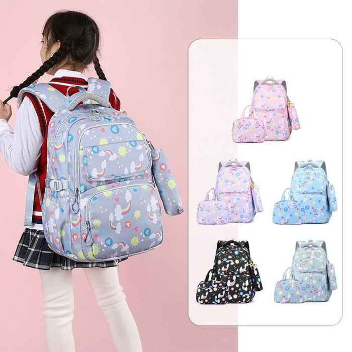 3 In 1 Kids Backpack With Lunch Bag And Pencil Case