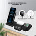 3 In 1 15w Wireless Charger Stand With Digital Clock