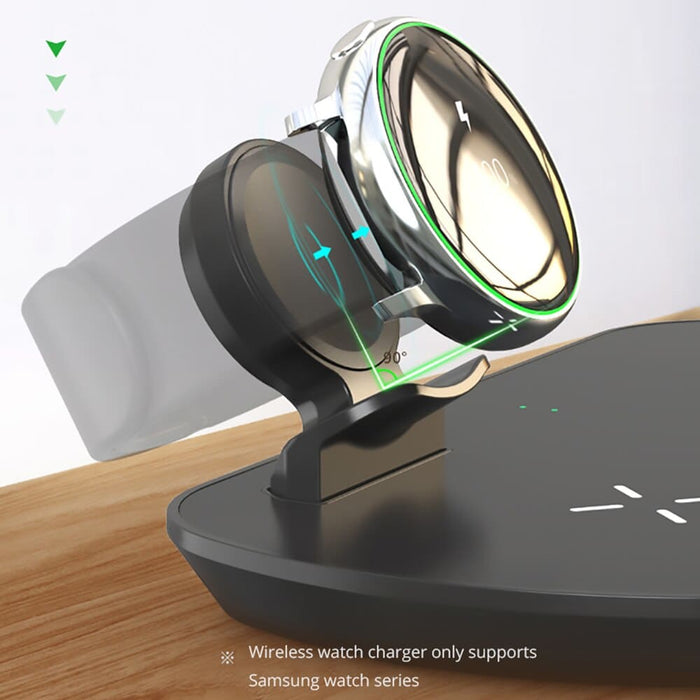 15w 3 In 1 Wireless Charging Pad For Samsung