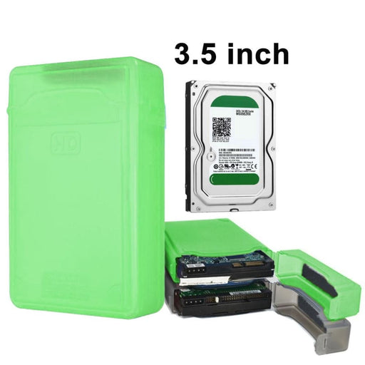 3.5 Hdd Sata/ide Storage Box Plastic Enclosure