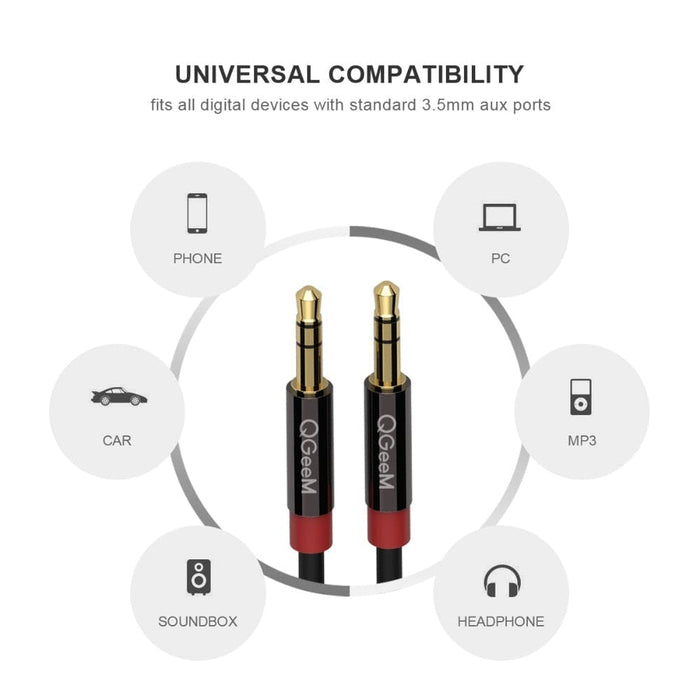 3.5 Jack to Male Stereo Audio Aux Cable for Car Iphone