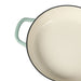 Goslash Picks 3.5l Enamel Dutch Oven Pan In Green Colour