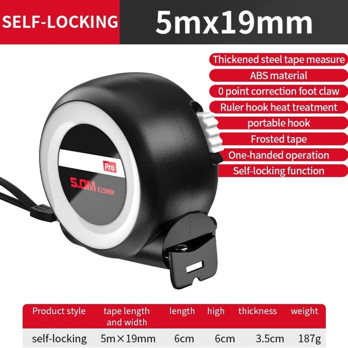 3.5m Drop Resistant Tape Measure High Precision Ranging Tool