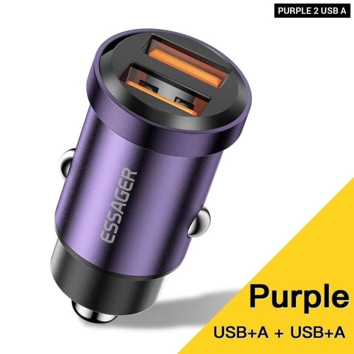 30w 5a Qc Pd 3.0 Scp Usb Car Charger Quick Charge4.0 Type c