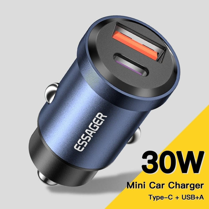 30w 5a Qc Pd 3.0 Scp Usb Car Charger Quick Charge4.0 Type c