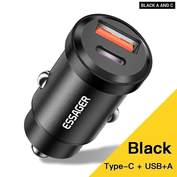 30w 5a Qc Pd 3.0 Scp Usb Car Charger Quick Charge4.0 Type c