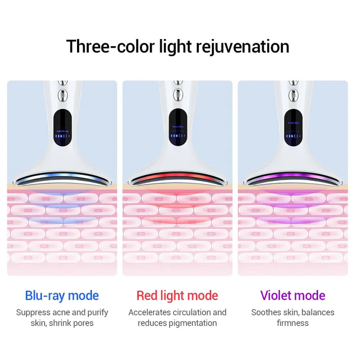 3 Colour Light Neck Beauty Device For Firming