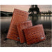 Set Of 3 Crocodile Design Wallet Purse