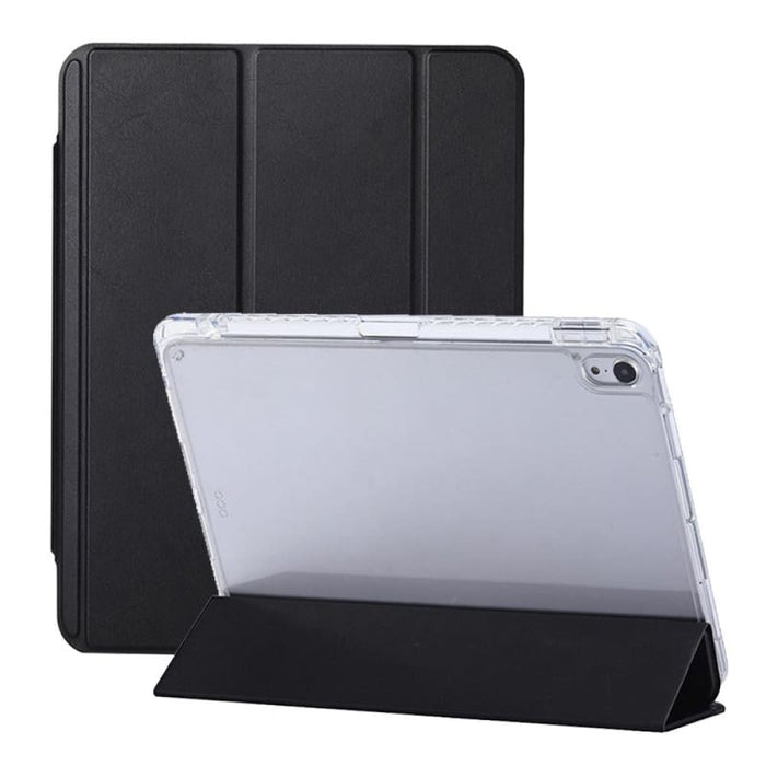 3 Fold Lock Buckle Leather Smart Tablet Case For Ipad 10th