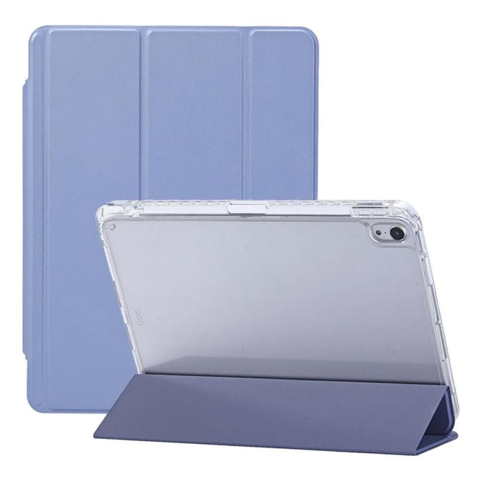 3 Fold Lock Buckle Leather Smart Tablet Case For Ipad 10th