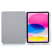 3 Fold Lock Buckle Leather Smart Tablet Case For Ipad 10th