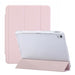 3 Fold Lock Buckle Leather Smart Tablet Case For Ipad 10th