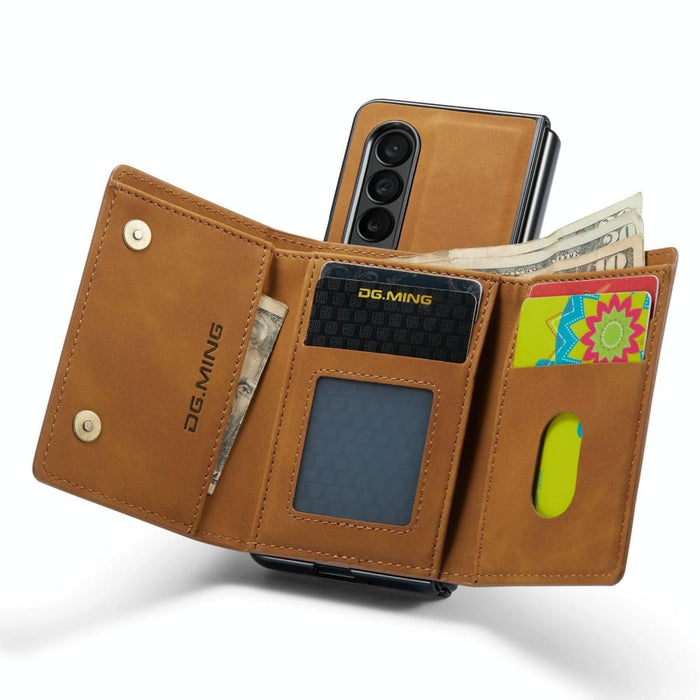 3 Fold Multi Card Wallet Phone Case Dg.ming M1 Series