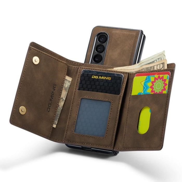 3 Fold Multi Card Wallet Phone Case Dg.ming M1 Series