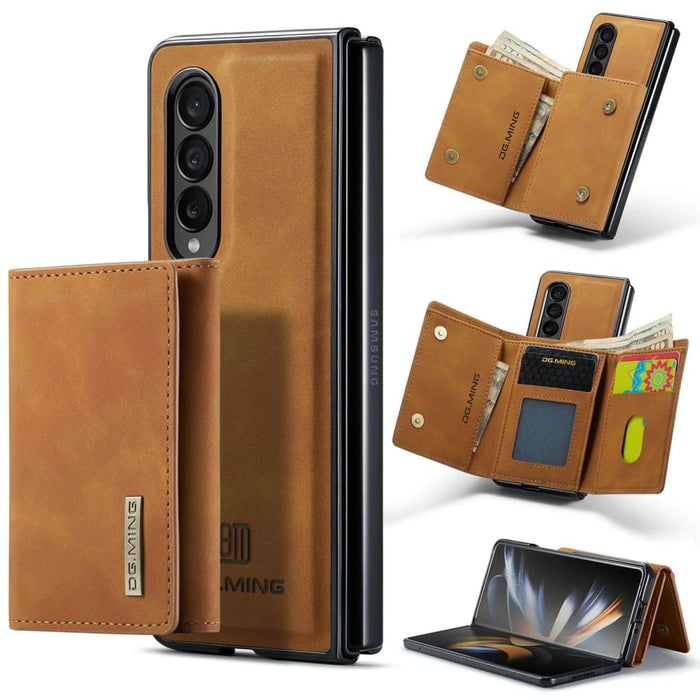 3 Fold Multi Card Wallet Phone Case Dg.ming M1 Series