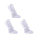 3 Pack Small White Cushion No Show Ankle Socks Non-slip