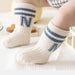 3 Pairs Baby Cotton Knee High Socks Stripes