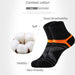 3 Pairs Mens Cotton Sports Socks Black Soft Breathable