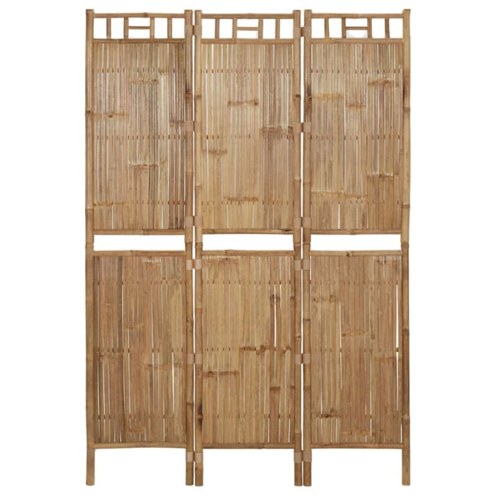 3-panel Room Divider Bamboo 120x180 Cm Taoian