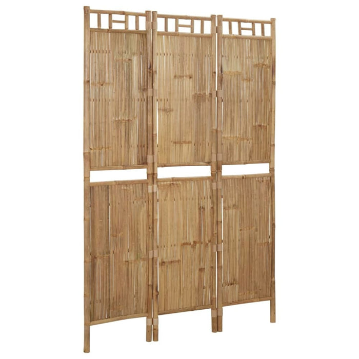 3-panel Room Divider Bamboo 120x180 Cm Taoian