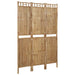 3-panel Room Divider Bamboo 120x180 Cm Taoian