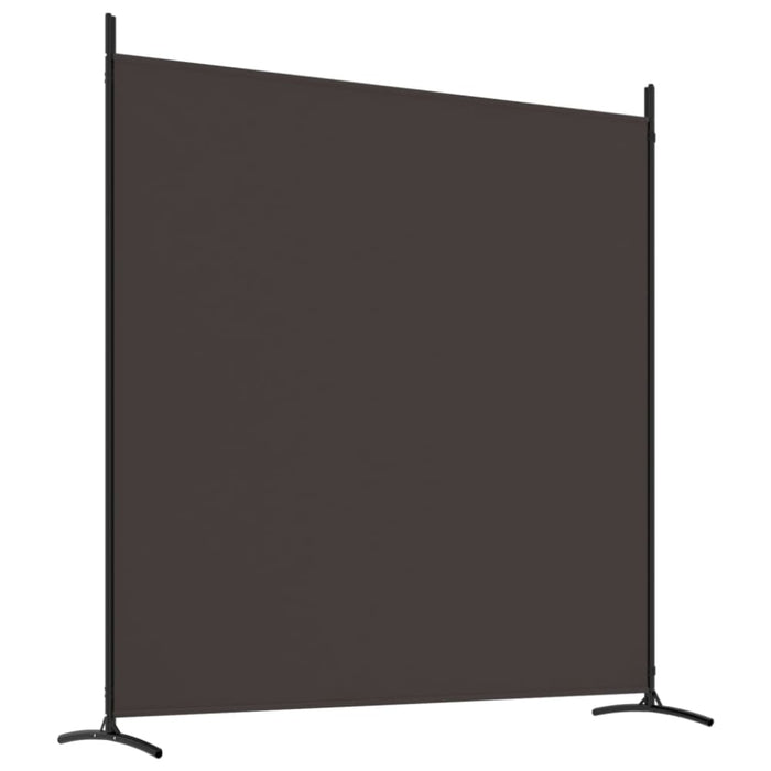3-panel Room Divider Brown 525x180 Cm Fabric Tpbxik