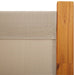 3-panel Room Divider Taupe 210x180 Cm Abbttlt